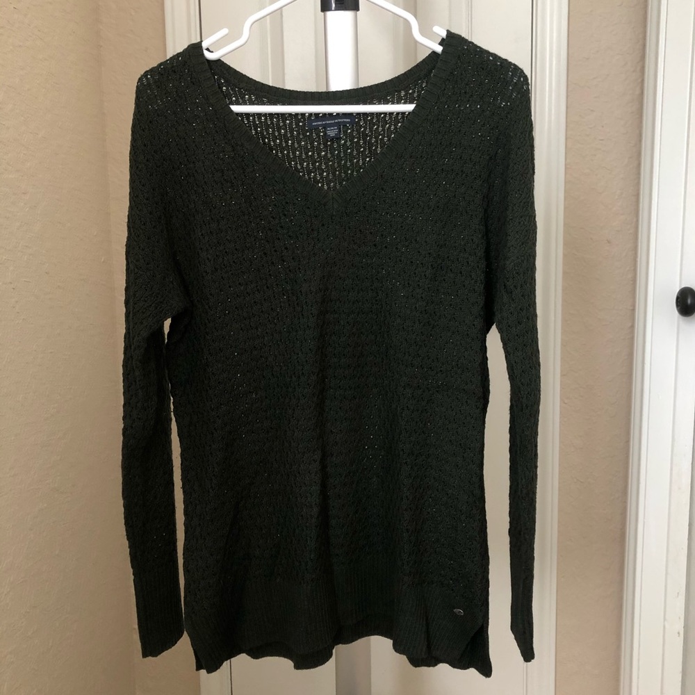 Green American Eagle sweater